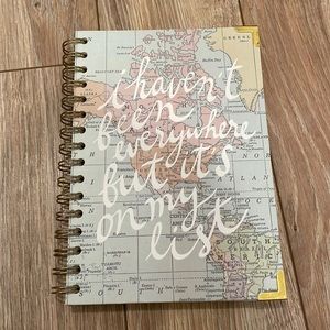 2/$10 “I haven’t been everywhere yet but it’s on my list” notebook
